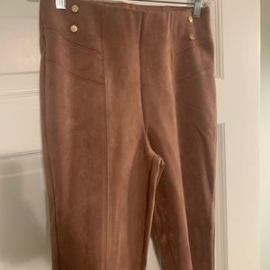 NWT Faux suede pants